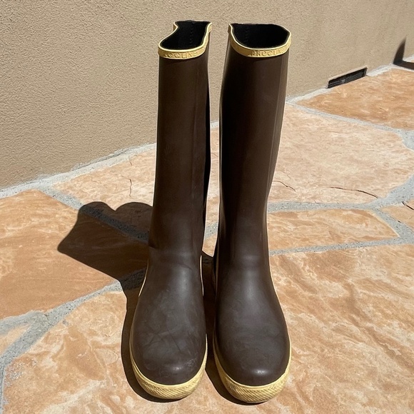 GUC Pro Line TruMaxx Rubber Boots for Men (Size: 10/Color: Brown & Cream) - Picture 6 of 16